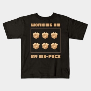 Six-pack Is On Progress! Kids T-Shirt